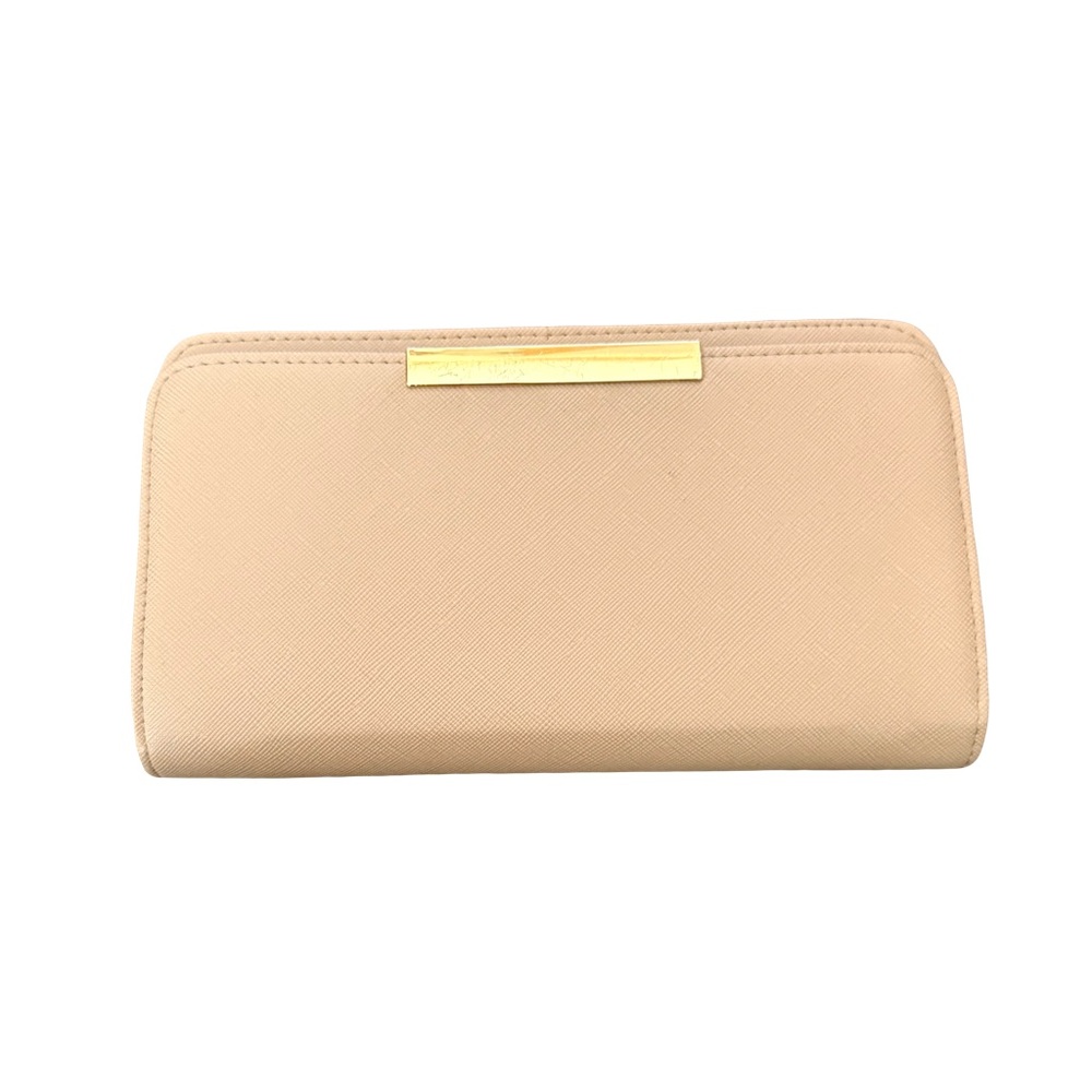 MADISON WEST TAN & GOLD FAUX LEATHER WALLET 🌟